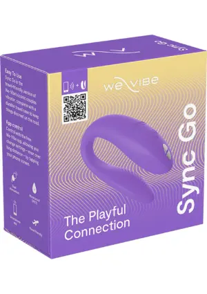 We-Vibe Sync Go - Okos, akkus párvibrátor (lila) - Image 5