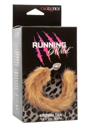 Calexotics Running Wild - Análdugó rókafarokkal (barna) - Image 4
