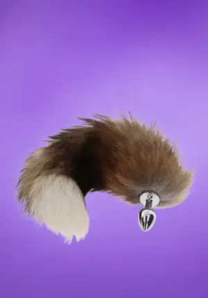 Taboom - Análdugó rókafarokkal (barna)