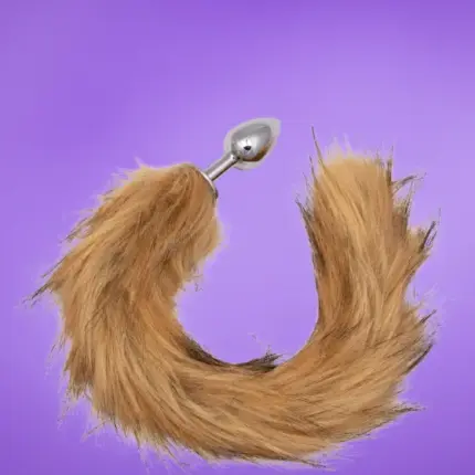 Calexotics Running Wild - Análdugó rókafarokkal (barna)