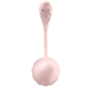Satisfyer Ribbed Petal - Okos,akkus vibrációs tojás (pink) - Image 4