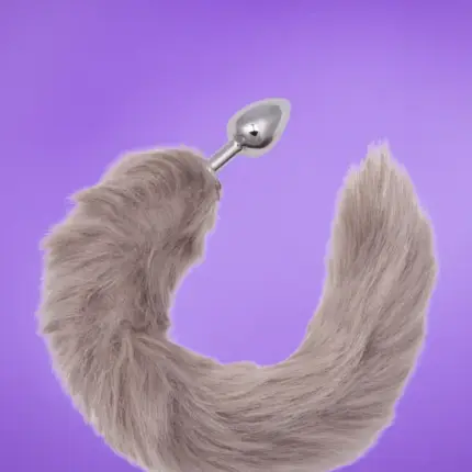 Calexotics Running Wild - Análdugó rókafarokkal (szürke)