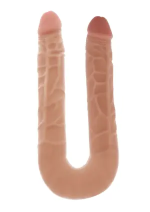ToyJoy Ger Real - Kétvégű dildó (natúr) - 40cm - Image 2