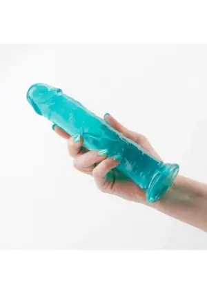 Fantasia Upper 8" - Zselés dildó (zöld) - Image 3