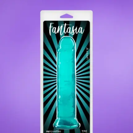 Fantasia Upper 8" - Zselés dildó (zöld)