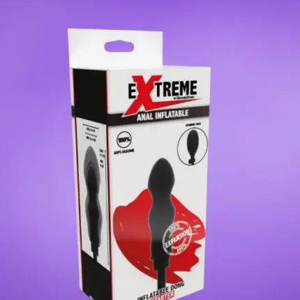 Extreme Hidden Desire - Felfújható anál tágító (fekete)
