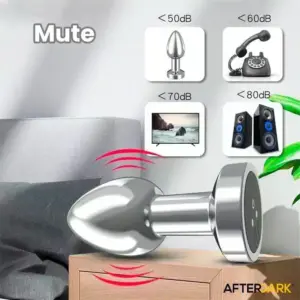 Afterdark Dimpor - Metál rezgős análdugó M - Image 5