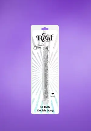 ToyJoy Get Real - Zselés kétvégű dildó kétvégű (34,5cm)