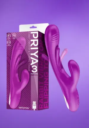 Intoyou Priya - Nyelvvibrátor csiklókarral (lila)