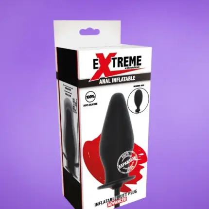 Extreme - Pumpálható análdugó (fekete)