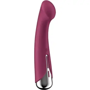 Satisfyer Spinning G-Spot 1 - Forgó fejes G-pont vibrátor rotátoros (piros) - Image 3