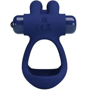 Pretty Love Francisco -Nyuszis,dupla péniszgyűrű (kék) - Image 3