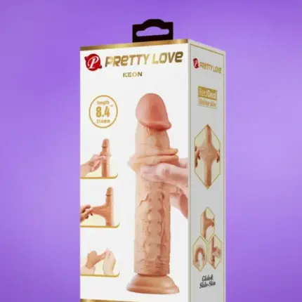 Pretty Love Keon - Realisztikus dildó (21 cm)