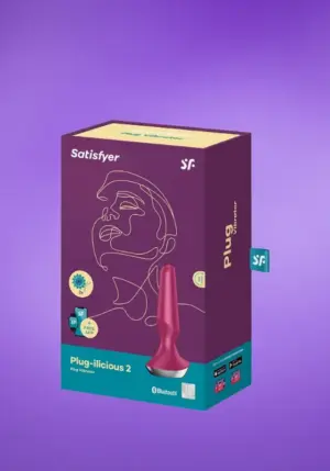 Satisfyer Ilicious 2  - Akkus,appos análvibrátor (piros)