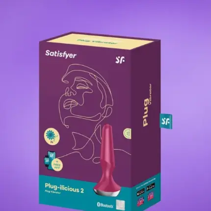 Satisfyer Ilicious 2  - Akkus,appos análvibrátor (piros)