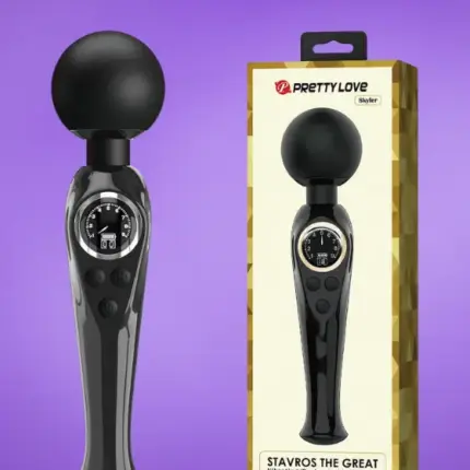 Pretty Love Skyler - Akkus masszírozó vibrátor (fekete)