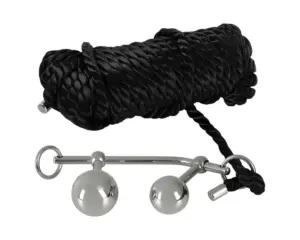 You2Toys Bondage - Anál plug (149g) + BDSM kötél (10m) - Image 2