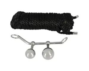 You2Toys Bondage - Anál plug (149g) + BDSM kötél (10m) - Image 3