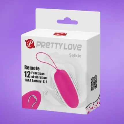 Pretty Love Selkie - Vibrációs tojás (pink)