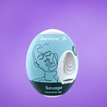 Satisfyer Egg Savage - Tojás maszturbátor (1db)