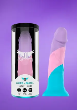 Mythology Asher - Színes dildó (18cm)