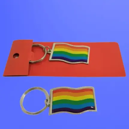 Pride - Szivárványos Kulcstartó