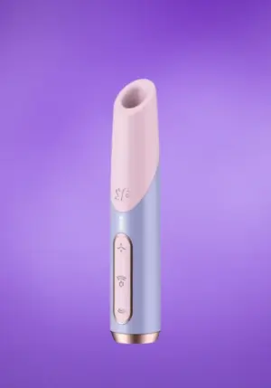 Satisfyer Bold Kiss Wave - Akkus rúzsvibrátor (ibolya)