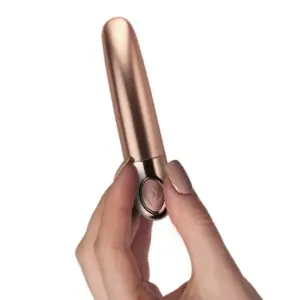 Rocksoff Ellipse Vibrating Bullet Metallic Dusk Pink - Rúzs vibrátor - Image 4