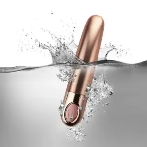 Rocksoff Ellipse Vibrating Bullet Metallic Dusk Pink - Rúzs vibrátor - Image 3