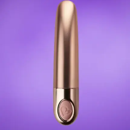 Rocksoff Ellipse Vibrating Bullet Metallic Dusk Pink - Rúzs vibrátor