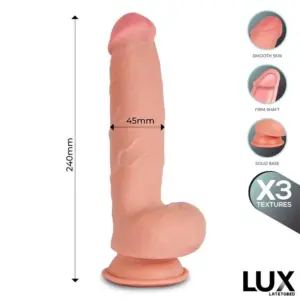 Lux Klaus - Háromszoros sűrűségű dildó herékkel (24cm) - Image 4