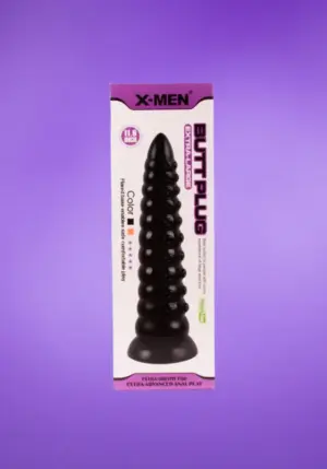 X-Men - Polip anál dildó (fekete)