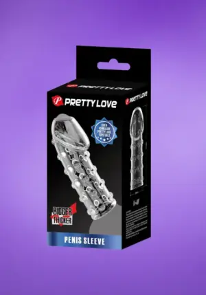 Pretty Love - Rücskös péniszköpeny (átlátszó)