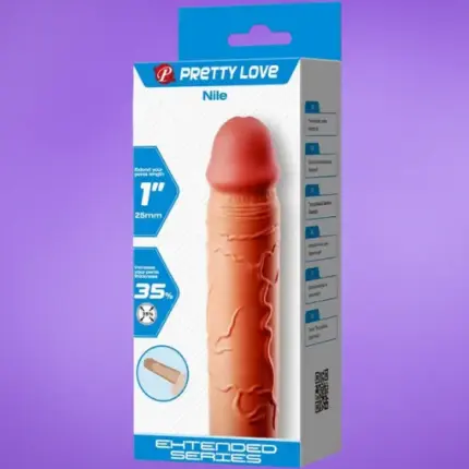 Pretty Love Nile - Péniszhosszabbító köpeny (natúr)