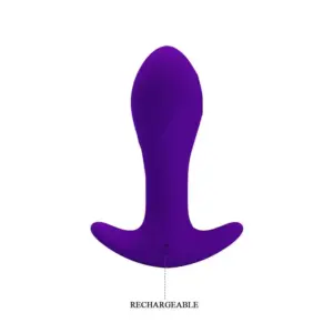 Pretty Love - Akkus vibrációs análdugó (lila) - Image 3