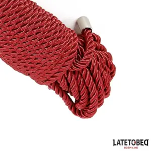 Latetobed - Bondage kötél (vörös) - 10m - Image 2