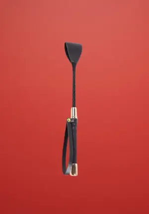 Latetobed - Lovagló pálca fekete-arany bevonattal (30cm)