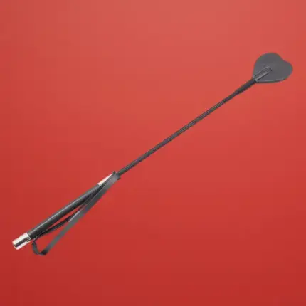 Latetobed - Szív alakú pálca (fekete) - 60cm