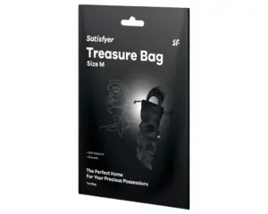 Satisfyer Treasure Bag - diszkrét tároló táska - közepes (fekete) - Image 3
