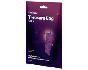 Satisfyer Treasure Bag - diszkrét tároló táska - közepes (lila) - Image 3