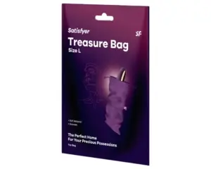 Satisfyer Treasure Bag L - diszkrét tároló táska - közepes (lila) - Image 3