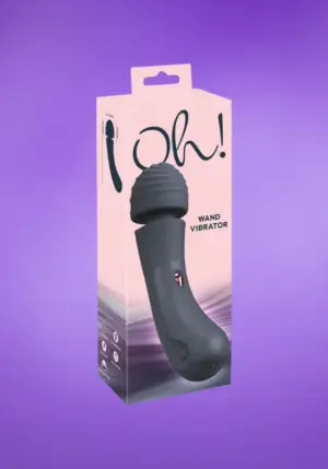 Oh! - Masszírozó vibrátor (fekete)