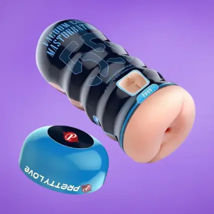 Pretty Love Vacuum Cup - élethű műpopsi maszturbátor (natúr)