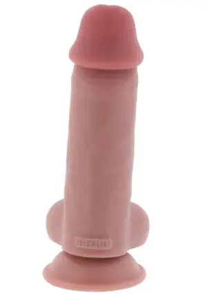 Toyjoy Deluxe - Dupla sűrűségű tapadókorongos dildó (17 cm) - Image 2