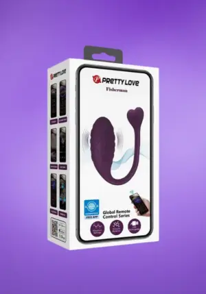 Pretty Love Fisherman - Appos vibrációs tojás (lila)