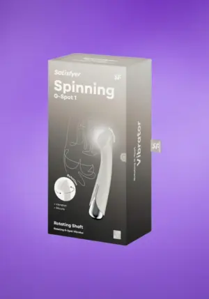 Satisfyer Spinning G-Spot 1 - forgó fejes G-pont vibrátor (bézs)