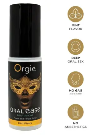 Orgie Oral Ease - orális érzéstelenítő spray - mentol (15ml) - Image 2