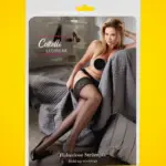 Cottelli - combfix 15cm széles csipkés (fekete) S