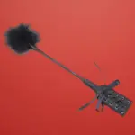 Latetobed Bdsm Line - Cirogató és Paskoló Csipkével és Fekete Masnival