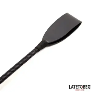 Latetobed Bdsm Line - Klasszikus lovagló pálca ezüst részletekkel (60cm) - Image 3